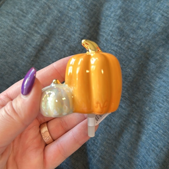 RETIRED PEARL DOT Nora Fleming Baby Bowl with Pumpkin Spice Mini - Picture 9 of 13